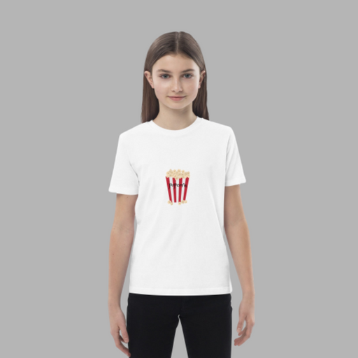 Popcorn Short Sleeve Unisex T-shirt For kids