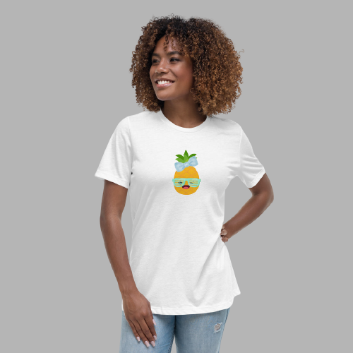 Pineapple Women's Relaxed T-Shirt, Short Sleeve Tee For Women