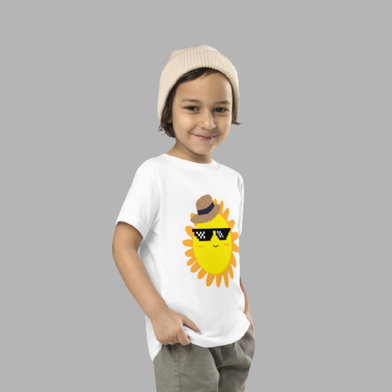 Funny Sunshine Unisex Short Sleeve Tee For Kids