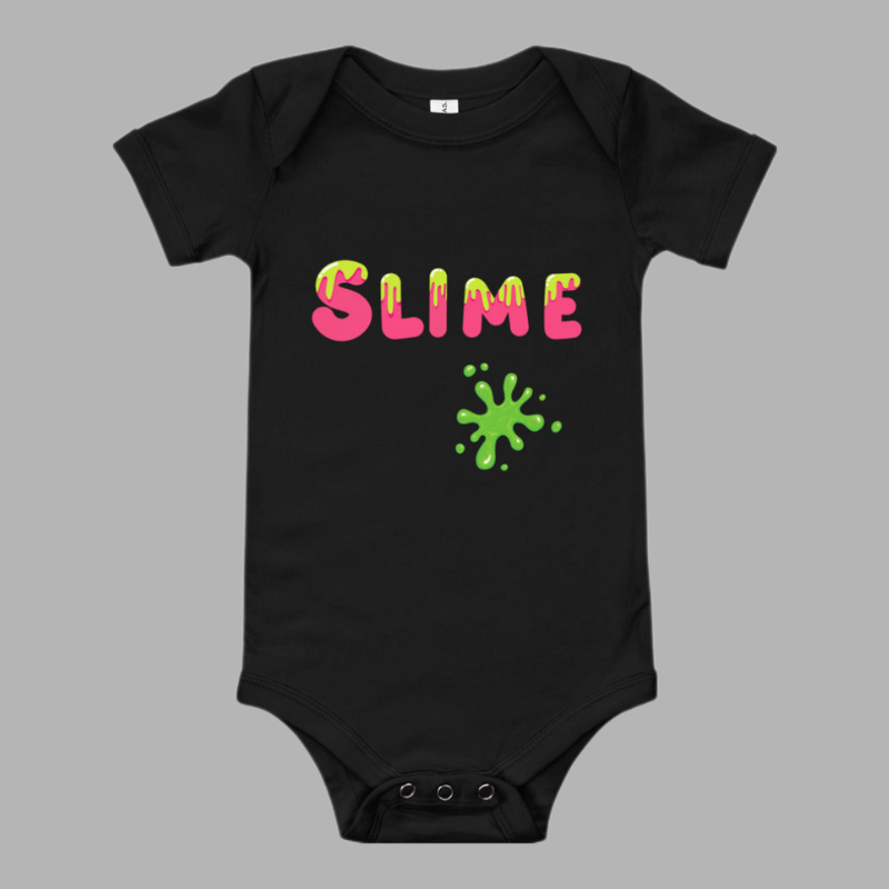 Slime Baby short sleeve one piece, Baby Bodysuit