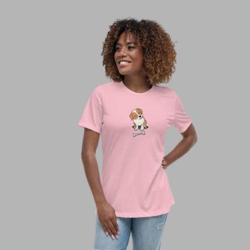 Doggy Women's Relaxed T-Shirt, Doggy Women Short Sleeve Tee