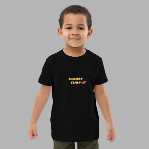 Summer Time Short Sleeve For Kids, Summer T-shirts For Kids