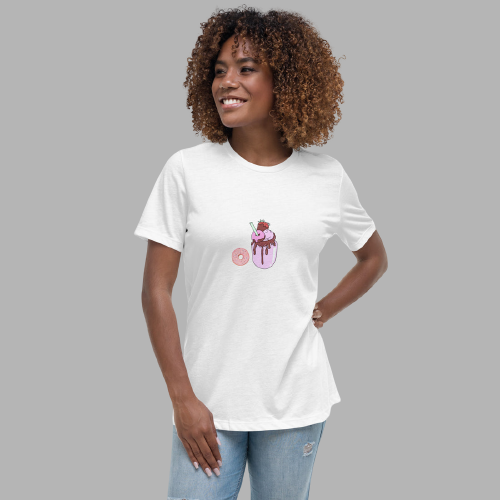 Women's Relaxed T-Shirt, Short Sleeve Tee For Women