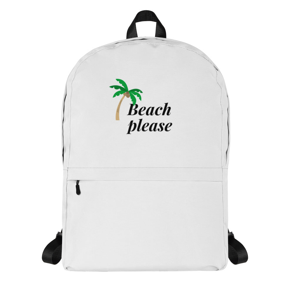 Beach Please Backpack, Beach Unisex Bag