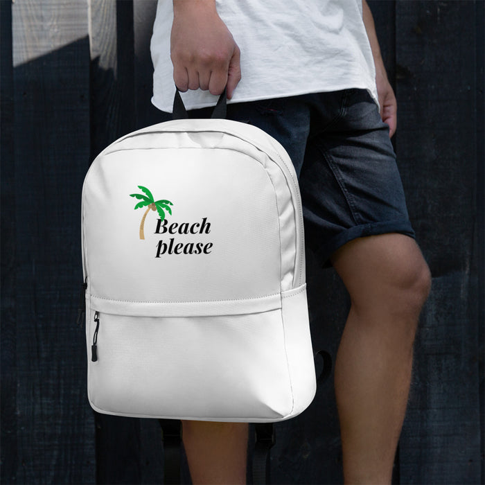 Beach Please Backpack, Beach Unisex Bag