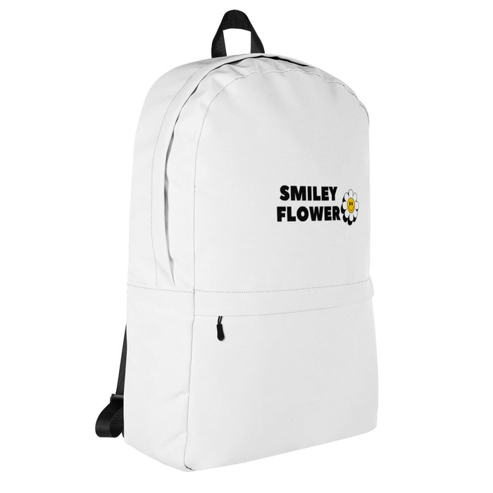 Smiley Flower Backpack, Unisex Bag