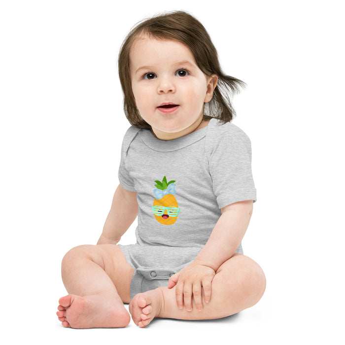 Pineapple Baby short sleeve, Fruit Baby Bodysuits