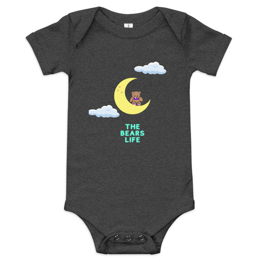 The Bears Life Baby short sleeve, Moon Baby Bodysuits