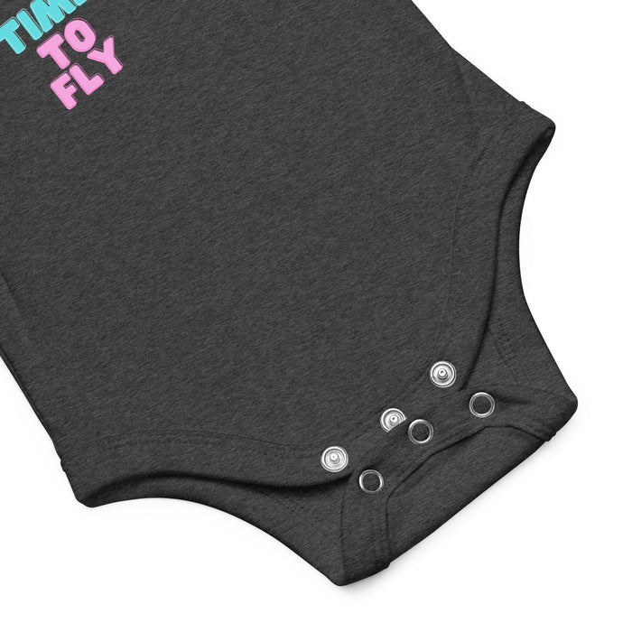 Time To Fly Baby short sleeve, Butterfly baby  Onesies, Baby Bodysuit