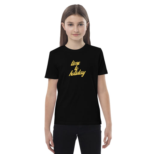 Time To Holiday T-shirt For Kids, Holiday Short Sleeve For Kids