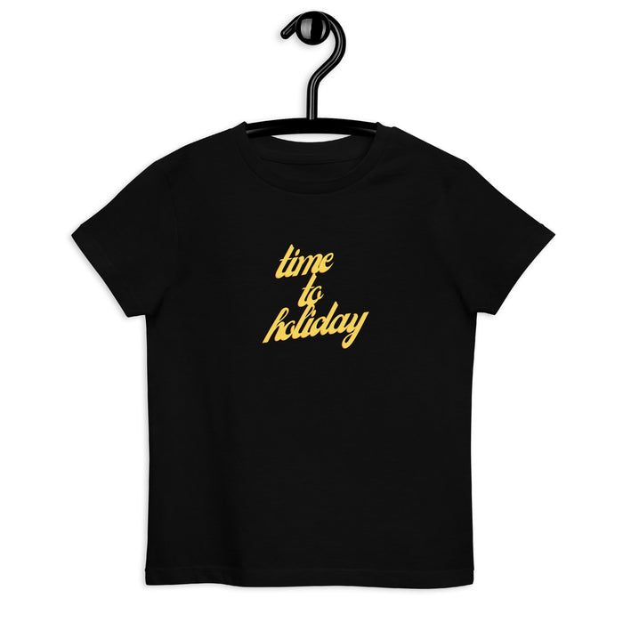 Time To Holiday T-shirt For Kids, Holiday Short Sleeve For Kids