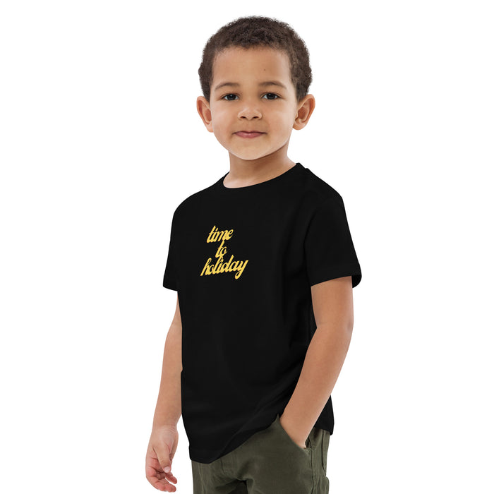 Time To Holiday T-shirt For Kids, Holiday Short Sleeve For Kids