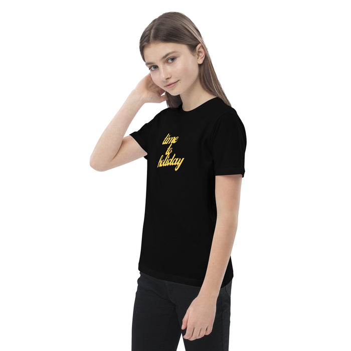 Time To Holiday T-shirt For Kids, Holiday Short Sleeve For Kids