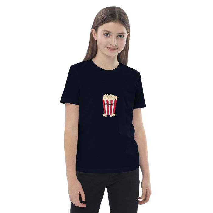 Popcorn Short Sleeve Unisex T-shirt For kids