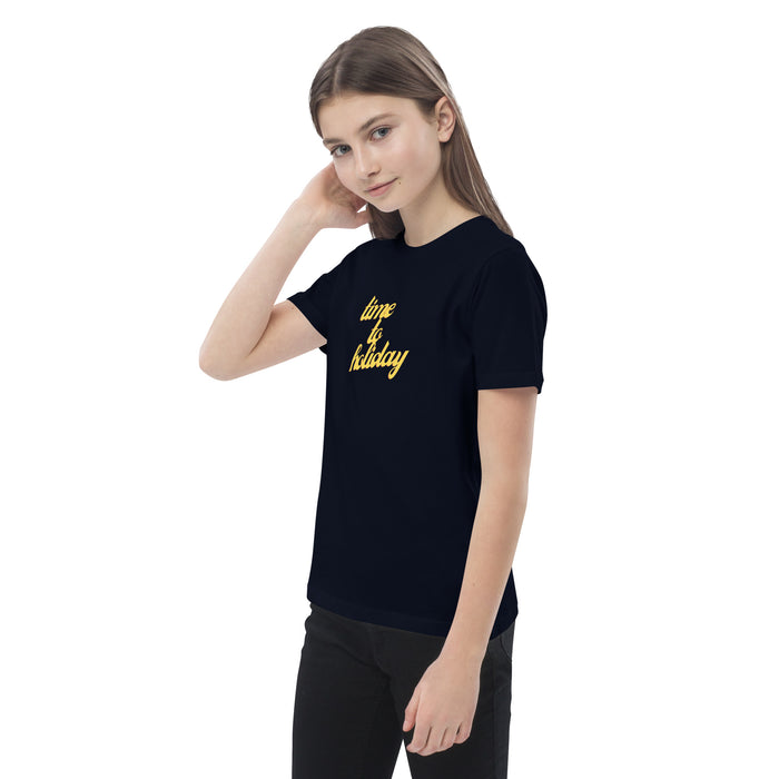 Time To Holiday T-shirt For Kids, Holiday Short Sleeve For Kids