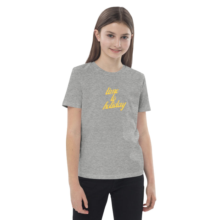 Time To Holiday T-shirt For Kids, Holiday Short Sleeve For Kids