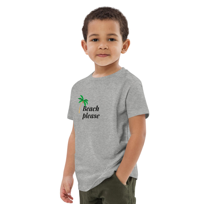 Beach Please Short Sleeve Tee, Beach T-shirts For Kids