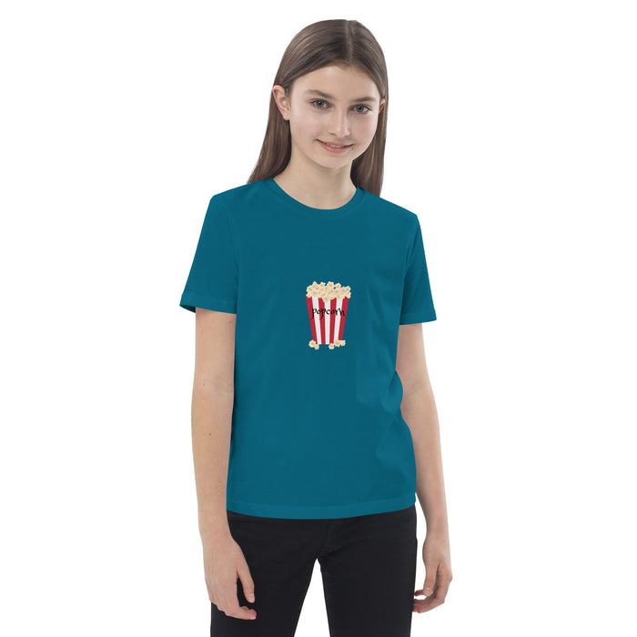 Popcorn Short Sleeve Unisex T-shirt For kids