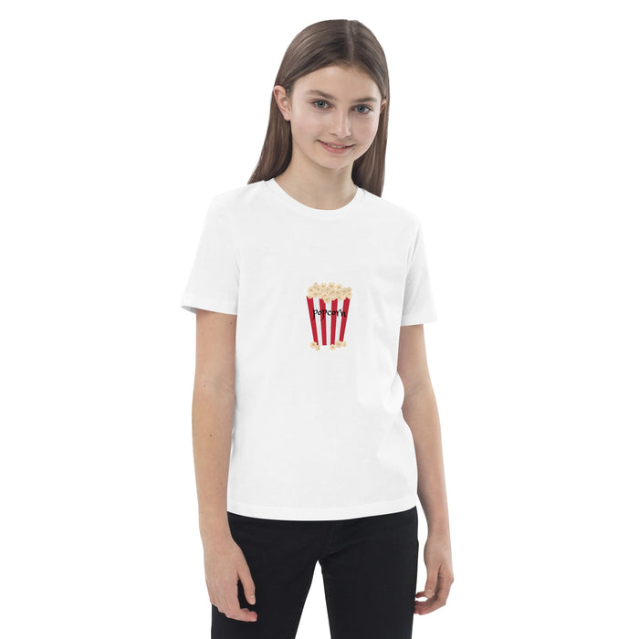 Popcorn Short Sleeve Unisex T-shirt For kids