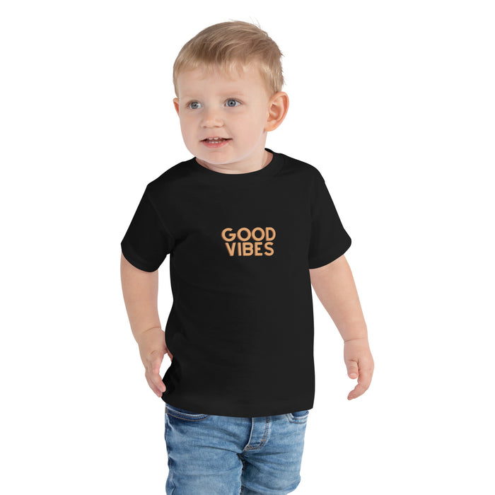 Good Vibes Toddler Short Sleeve Tee, Good Vibes Baby T-shirt