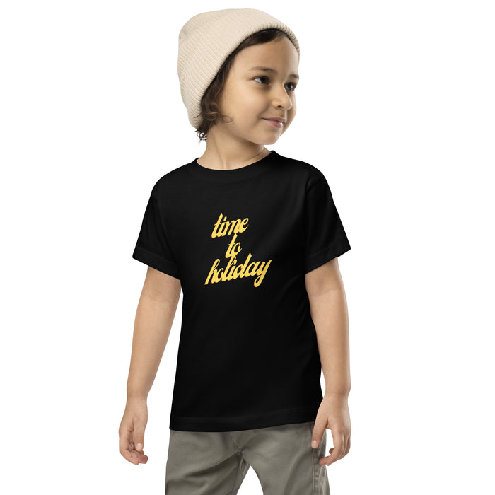 Time to Holiday Toddler Short Sleeve Tee, Holiday Baby T-shirt