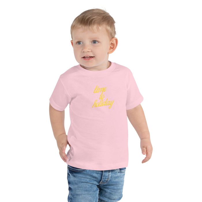 Time to Holiday Toddler Short Sleeve Tee, Holiday Baby T-shirt