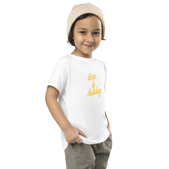 Time to Holiday Toddler Short Sleeve Tee, Holiday Baby T-shirt