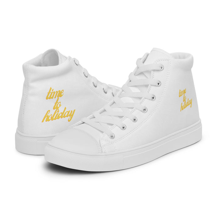 Time to Holiday Women’s high top canvas shoes