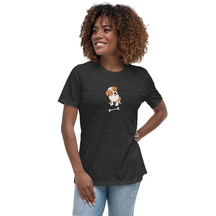 Doggy Women's Relaxed T-Shirt, Doggy Women Short Sleeve Tee