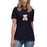 Teddy Bear Women's Relaxed T-Shirt, Cute Teddy Short Sleeve Tee For Women